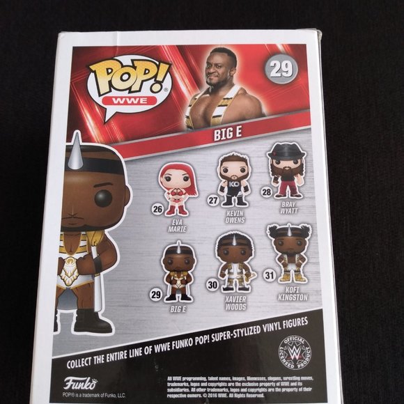 Funko Pop WWE Wrestling Big E #29 Vinyl Figure - Picture 2 of 5